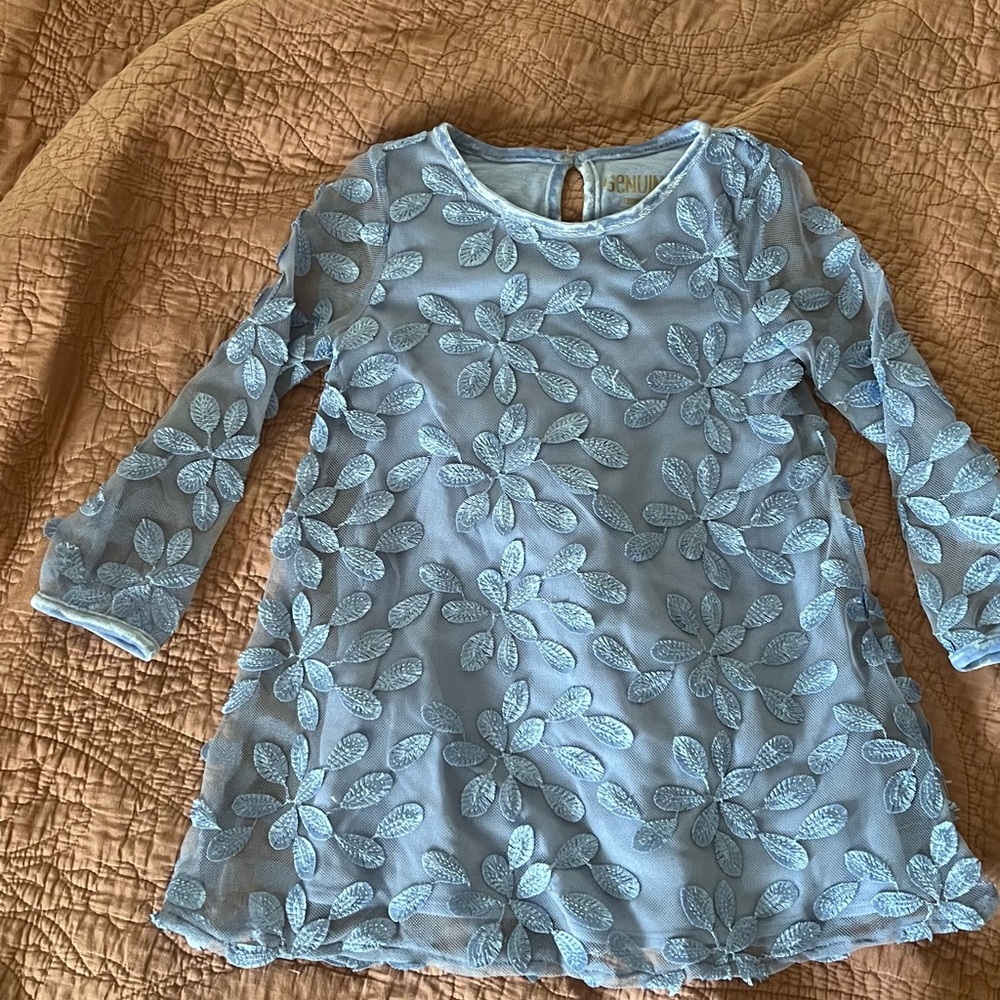 OshKosh B'gosh Light Blue Floral Dress